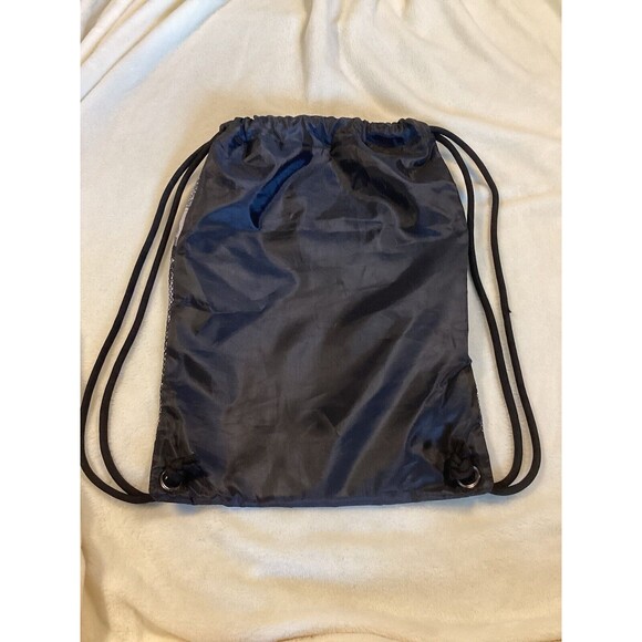 Hard Rock Cafe WASHINGTON D.C. String Backpack Drawstring Cinch Tote Bag - Black - Picture 2 of 2